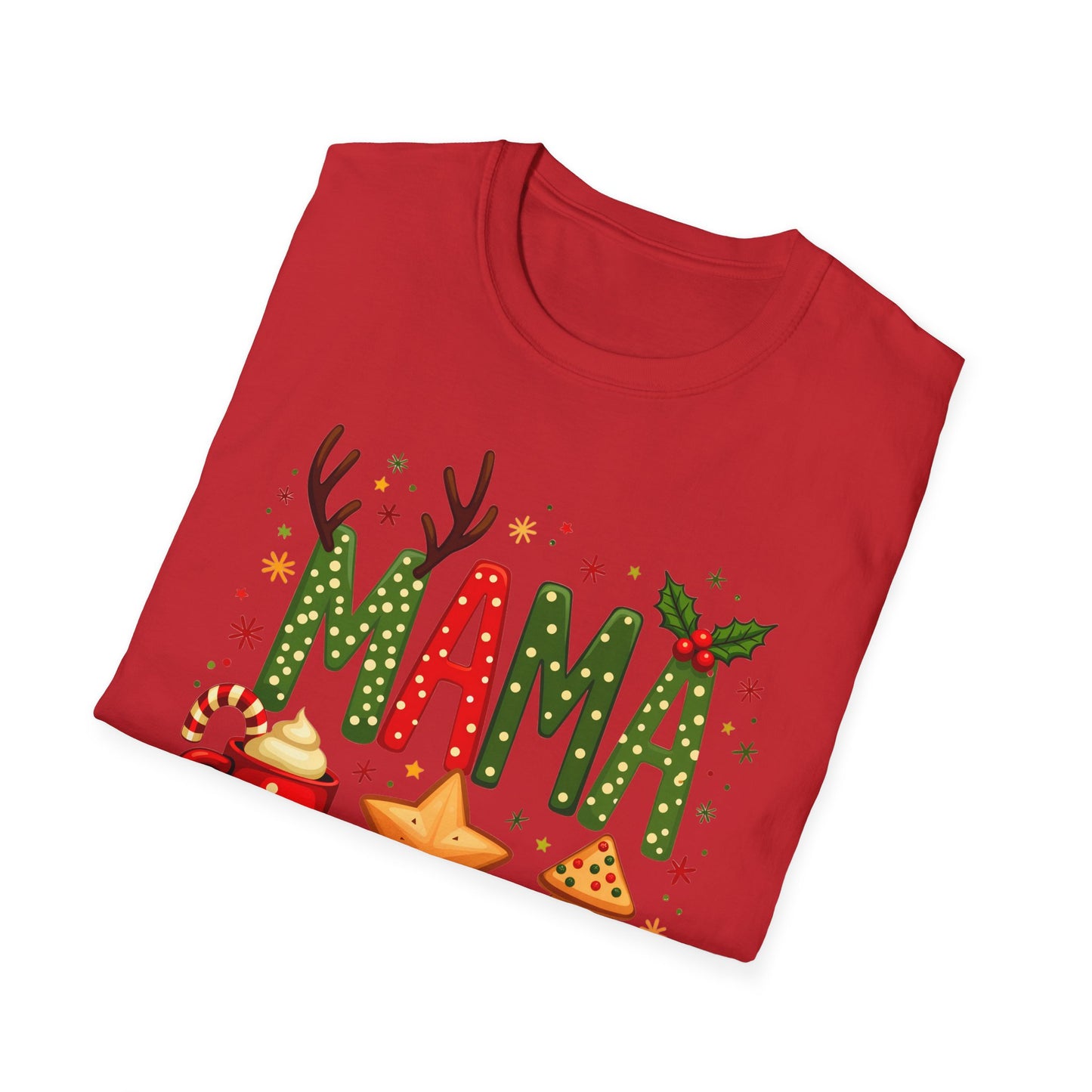 Mama Christmas T-Shirt for Holiday Cheer