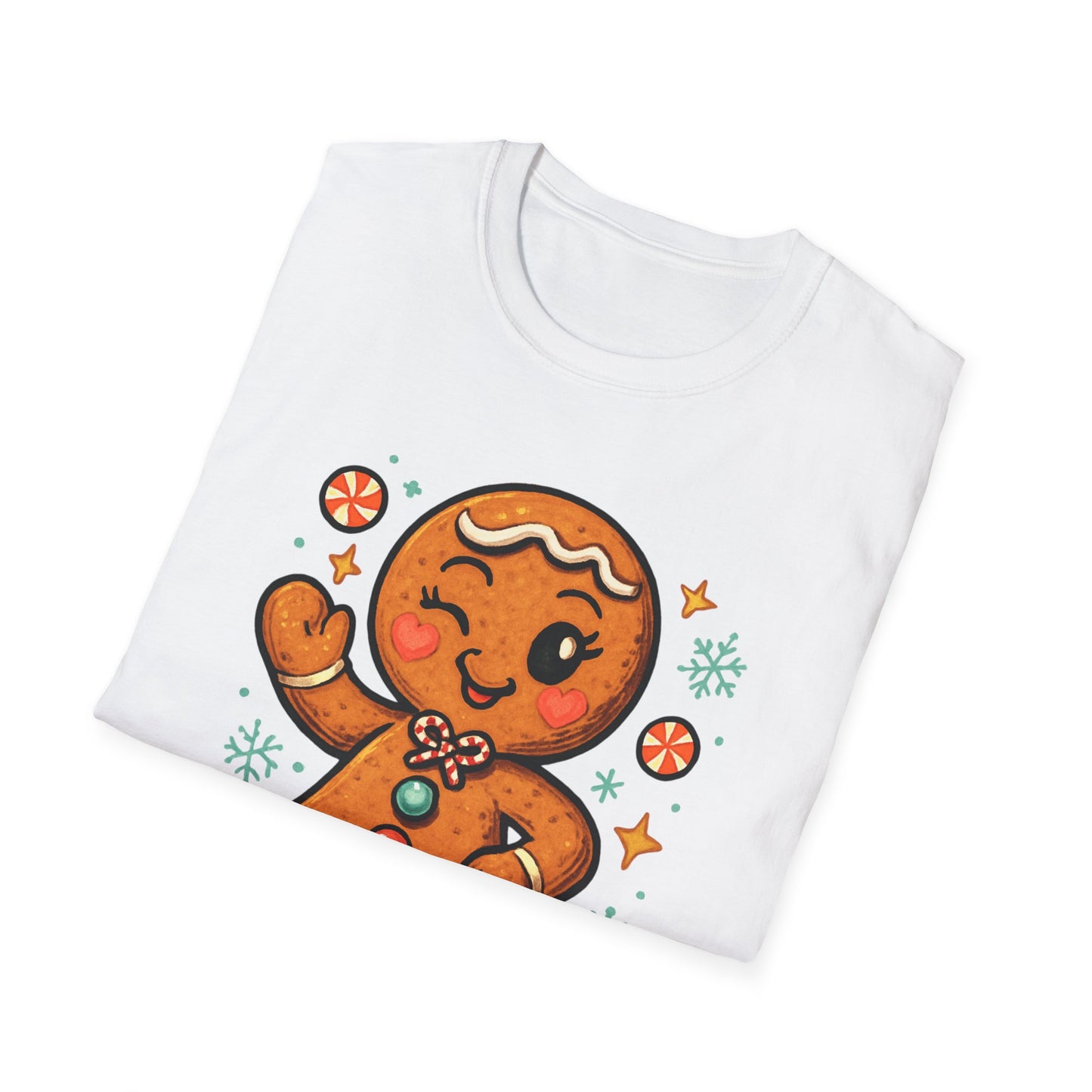 Gingerbread Cookie T-Shirt | Cute Holiday Apparel, Christmas Gift, Festive Tee, Unisex Style, Winter Wonderland Outfit
