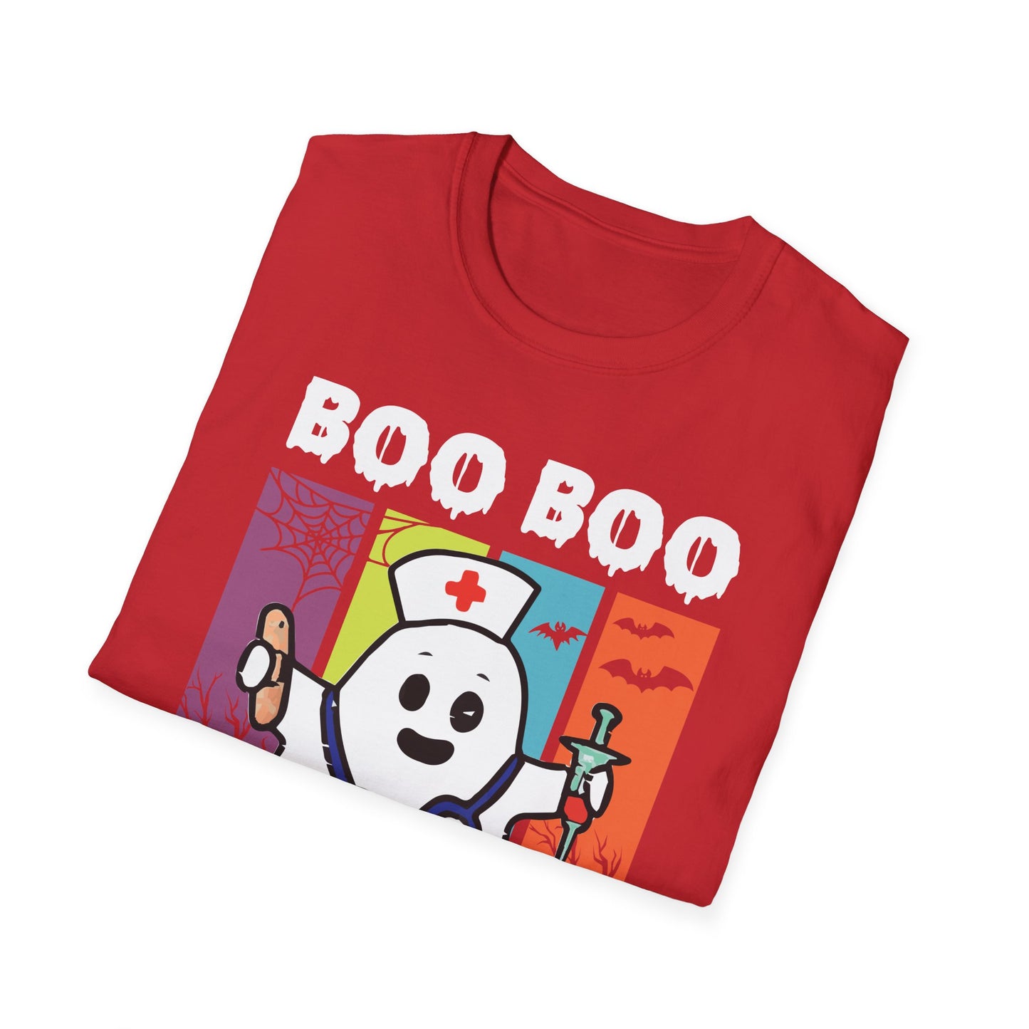 Boo Boo Crew Halloween T-Shirt | Unisex Softstyle Tee for Costume Parties, Fun Events, Trick-or-Treating