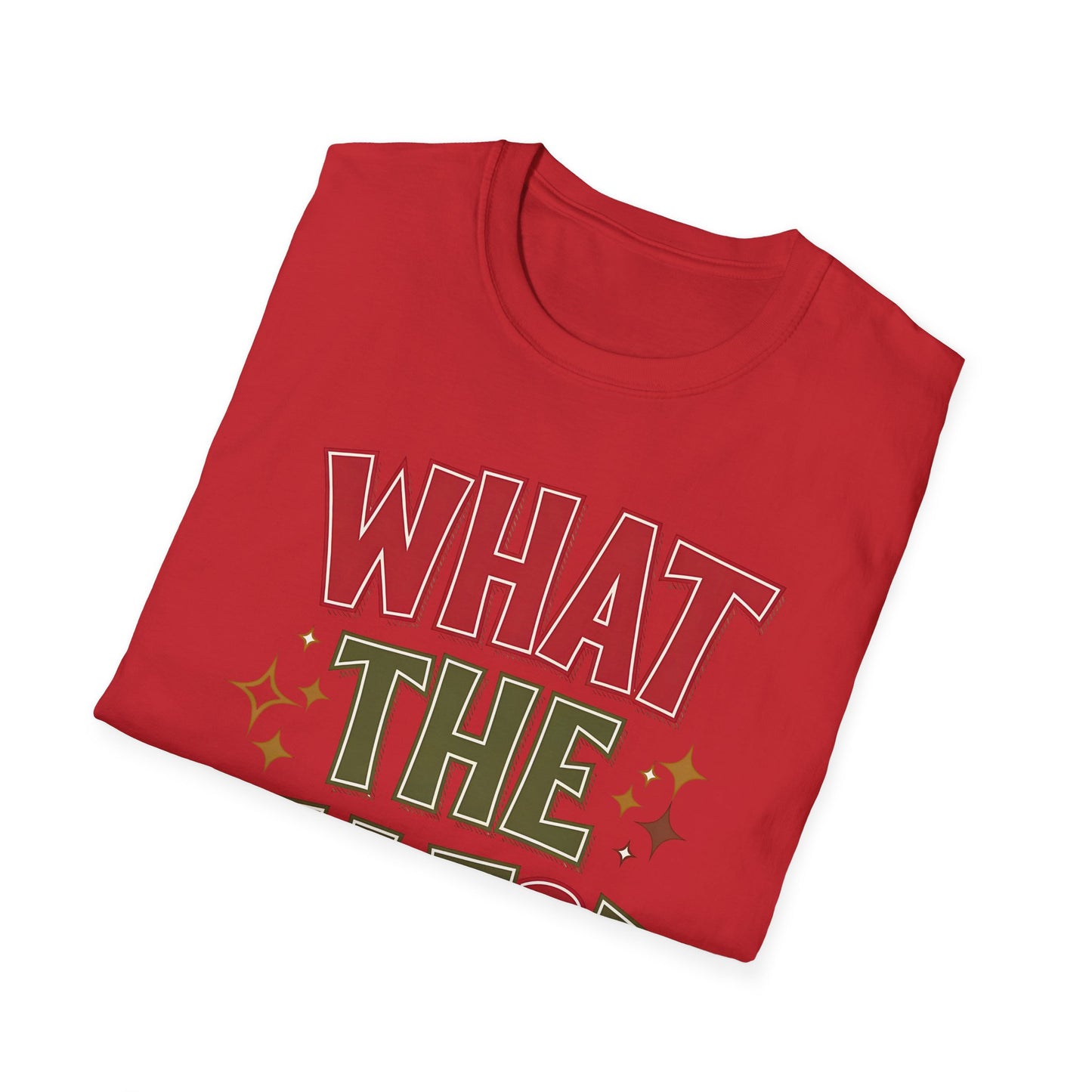 What The Elf?! Christmas T-Shirt — Funny Holiday Graphic Tee