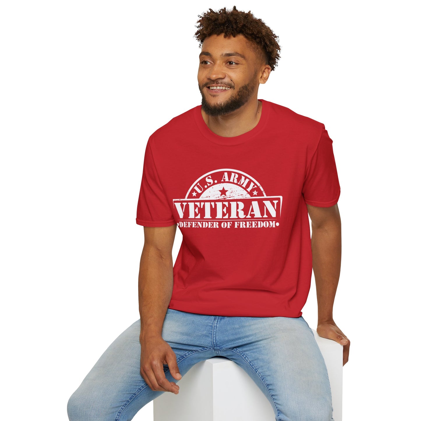 Veteran Defender of Freedom T-Shirt, Unisex Military Shirt, Army Pride Tee, Gift for Veterans, Patriotic Apparel, Memorial Day Shirt