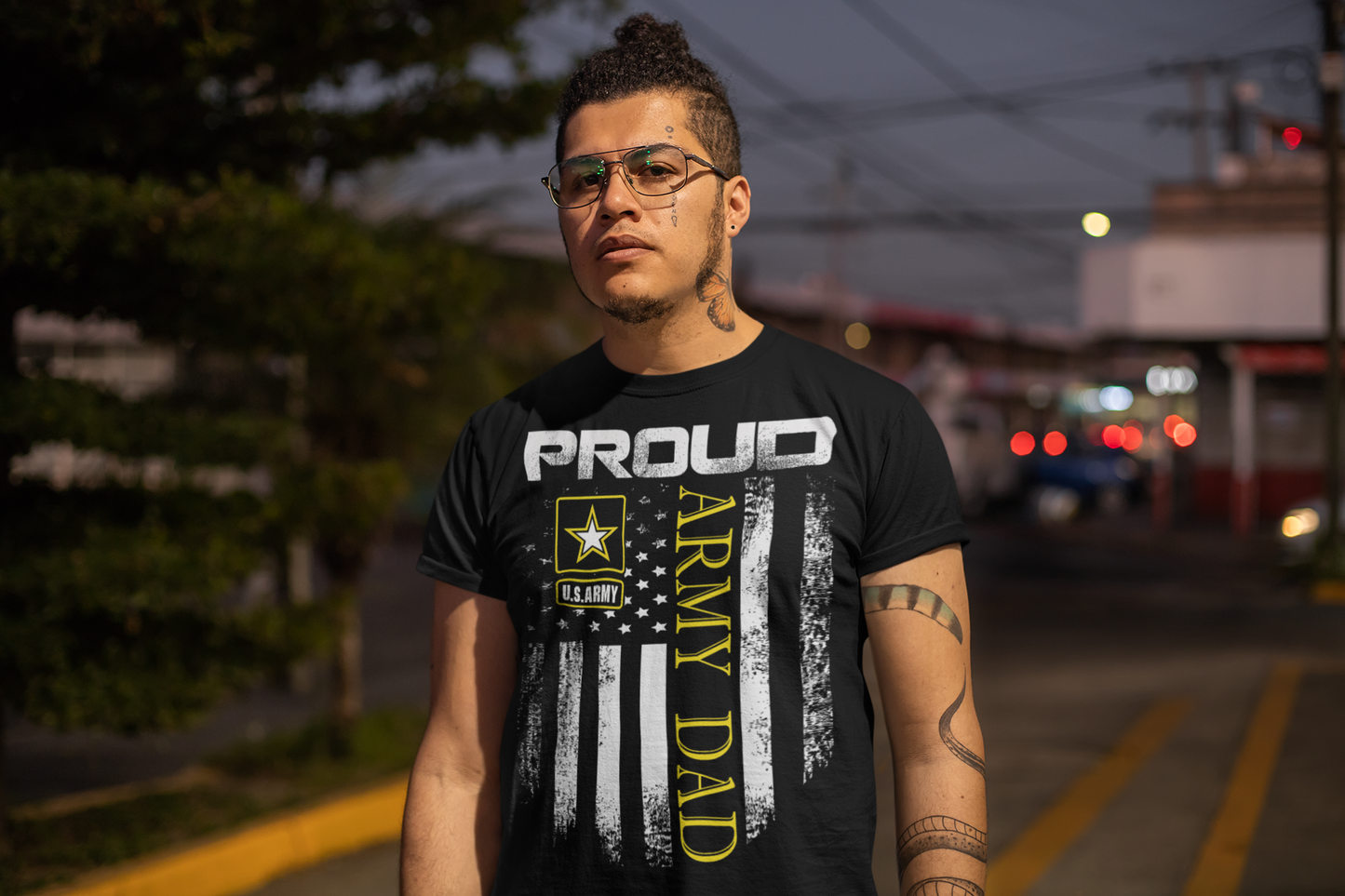 Proud Army Dad T-Shirt, Military Family Support Tee, Father's Day Gift, Patriotic Apparel, Veteran's Day Outfit