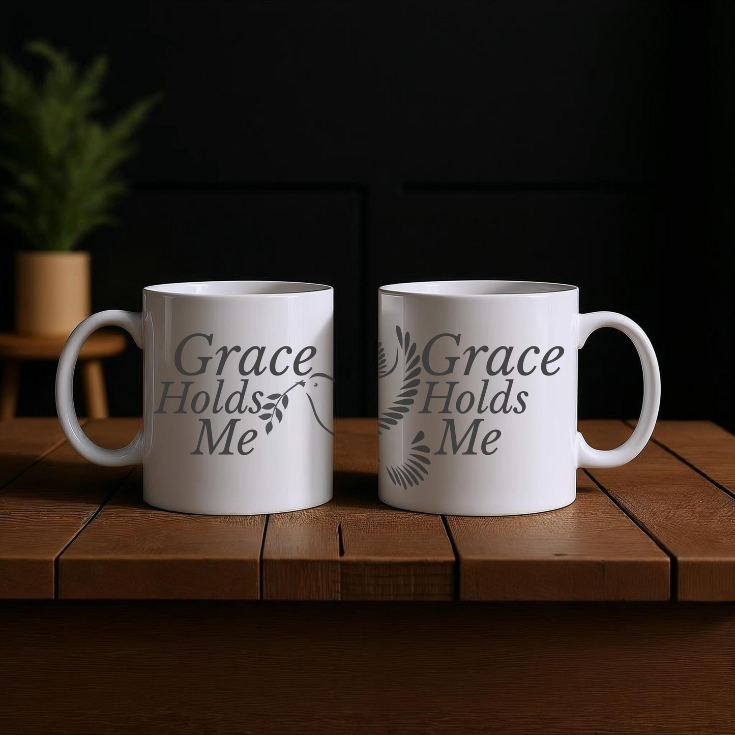 Grace & Hope Dove Ceramic Mug — Inspirational Religious Coffee Cup (11oz, 15oz)