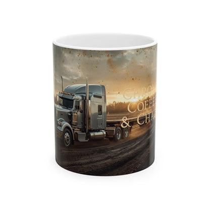 Coffee & Chill Trucker Mug