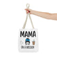 Mama On A Mission Tote Bag – Cute Coffee Mom Graphic Tote