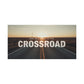 Crossroad Inspirational Canvas Wall Art — "God Meets You at the Crossroad" Matte Stretched Print
