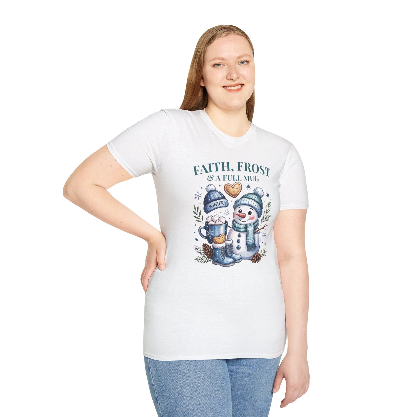 Faith, Frost & Fleece Unisex Softstyle T-Shirt