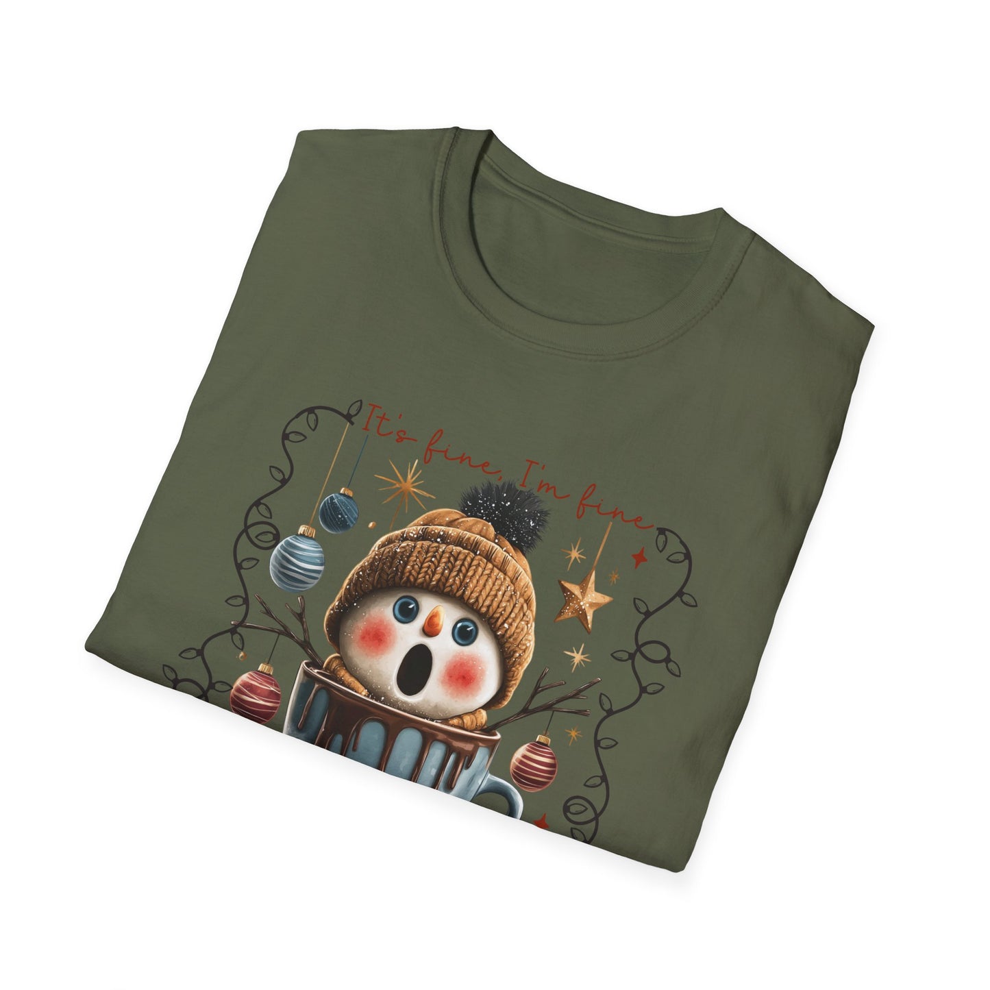 Meltdown Snowman Holiday T-Shirt — Cute 'It's Been A Meltdown' Christmas Tee
