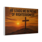 He Leads Me in Paths of Righteousness Canvas Wall Art