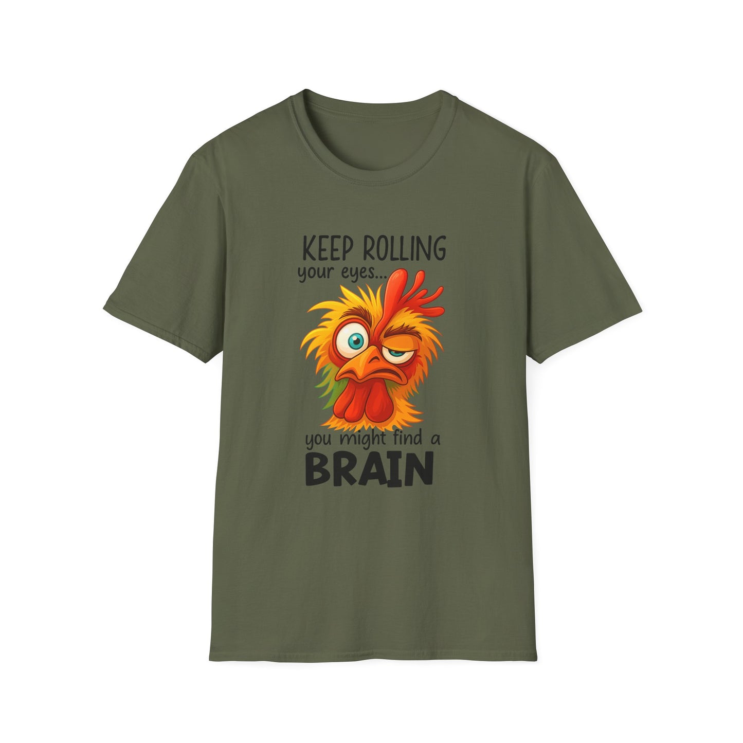 Funny Unisex T-Shirt with Chicken Design, Humor Tee, Gifting Idea, Casual Wear, Ideal for Friends, Birthday T-Shirt, Quirky Apparel