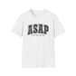 ASAP 'Always Stop And Pray' Graphic T-Shirt — Vintage Collegiate Lettering