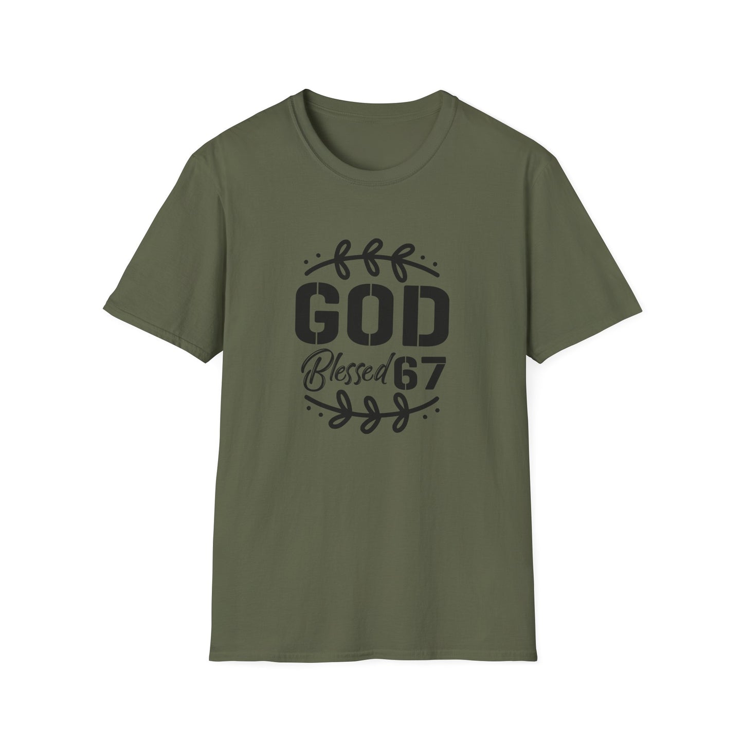 God Blessed 67 Unisex Softstyle T-Shirt
