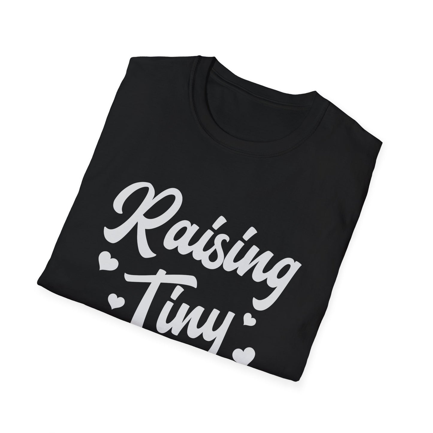 Raising Tiny Disciples Unisex Softstyle T-Shirt, Comfortable T-Shirt, Family Reunion Gift, Casual Wear, Faith-Based Apparel, Cute Kids Theme