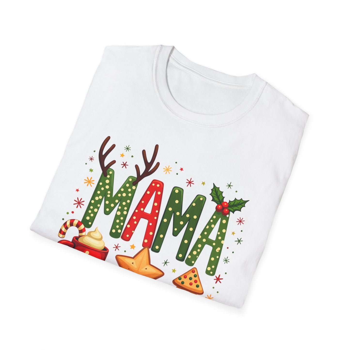 Mama Christmas T-Shirt for Holiday Cheer