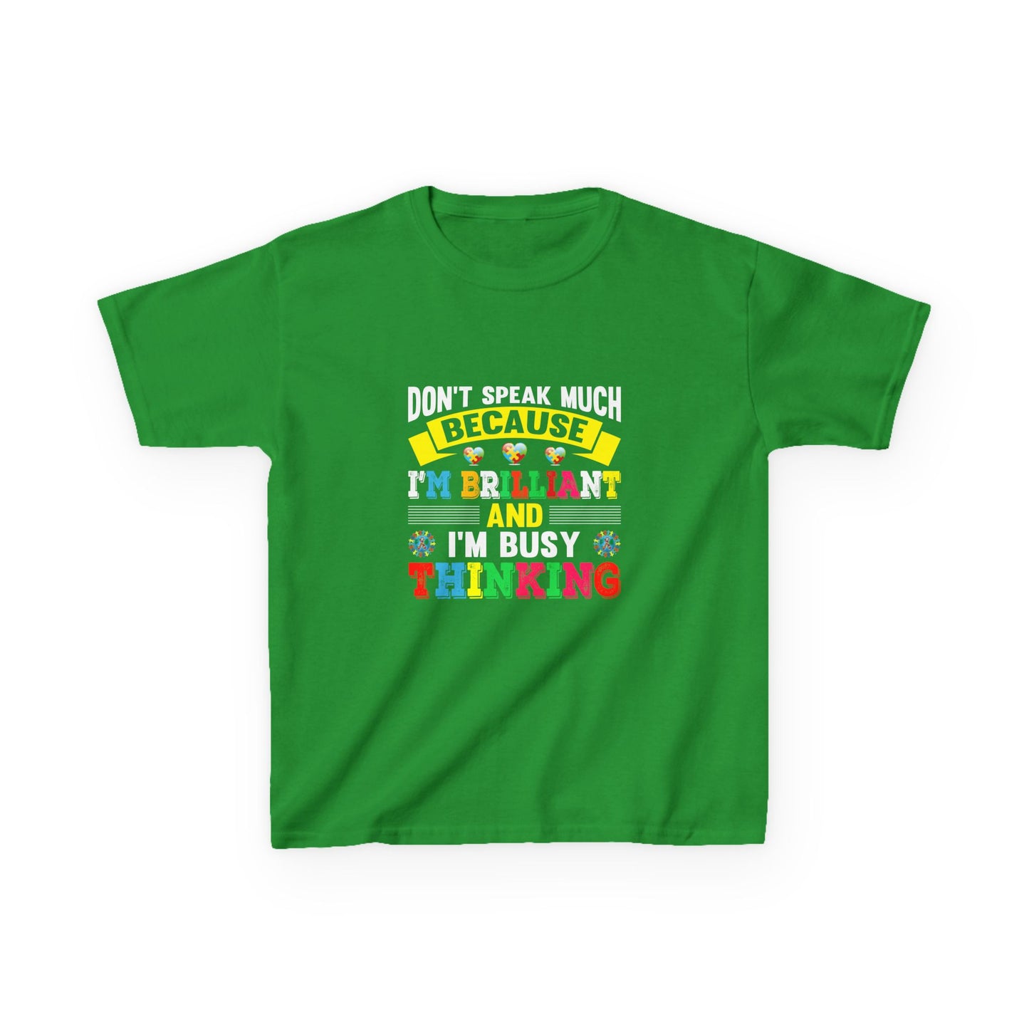 Brilliant Thinker Kids Tee - Fun Graphic T-Shirt, Gift for Bright Kids, School Wear, Birthday Present, Motivational Top