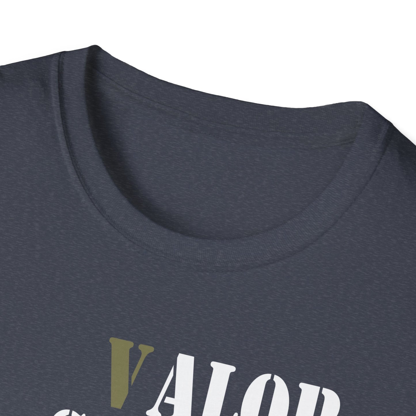 Unisex Softstyle T-Shirt - Valor, Service, Patriot, Hero Graphic Tee