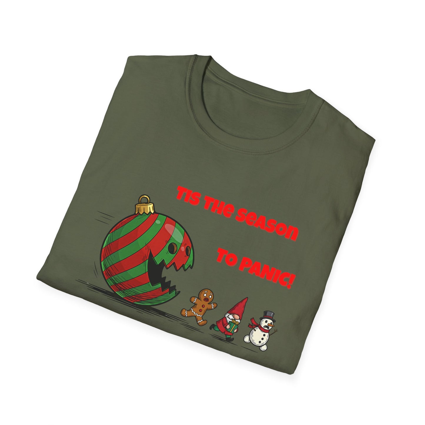 Holiday Panic Santa T-Shirt