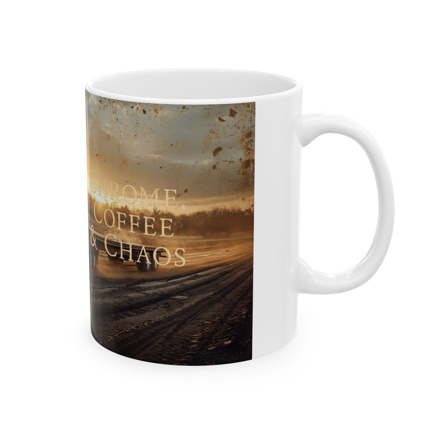 Coffee & Chill Trucker Mug