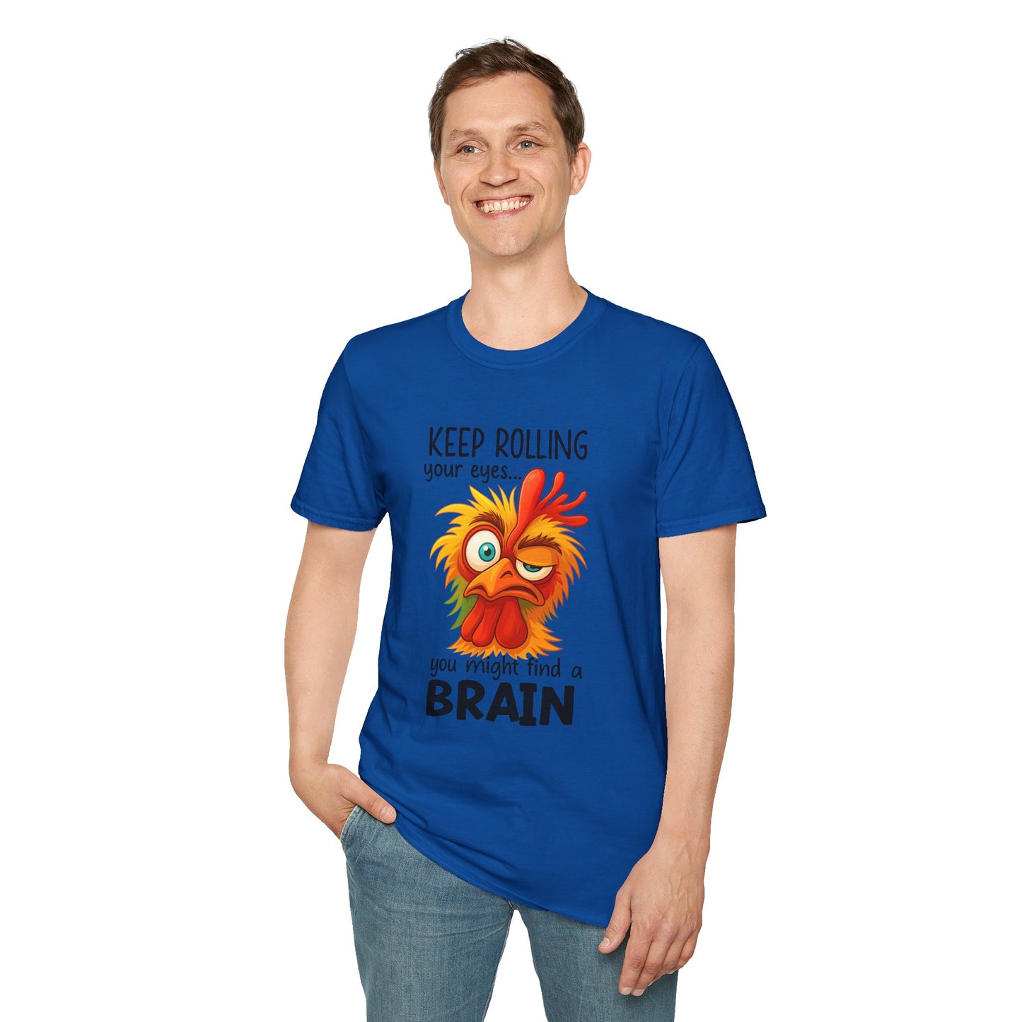 Funny Unisex T-Shirt with Chicken Design, Humor Tee, Gifting Idea, Casual Wear, Ideal for Friends, Birthday T-Shirt, Quirky Apparel