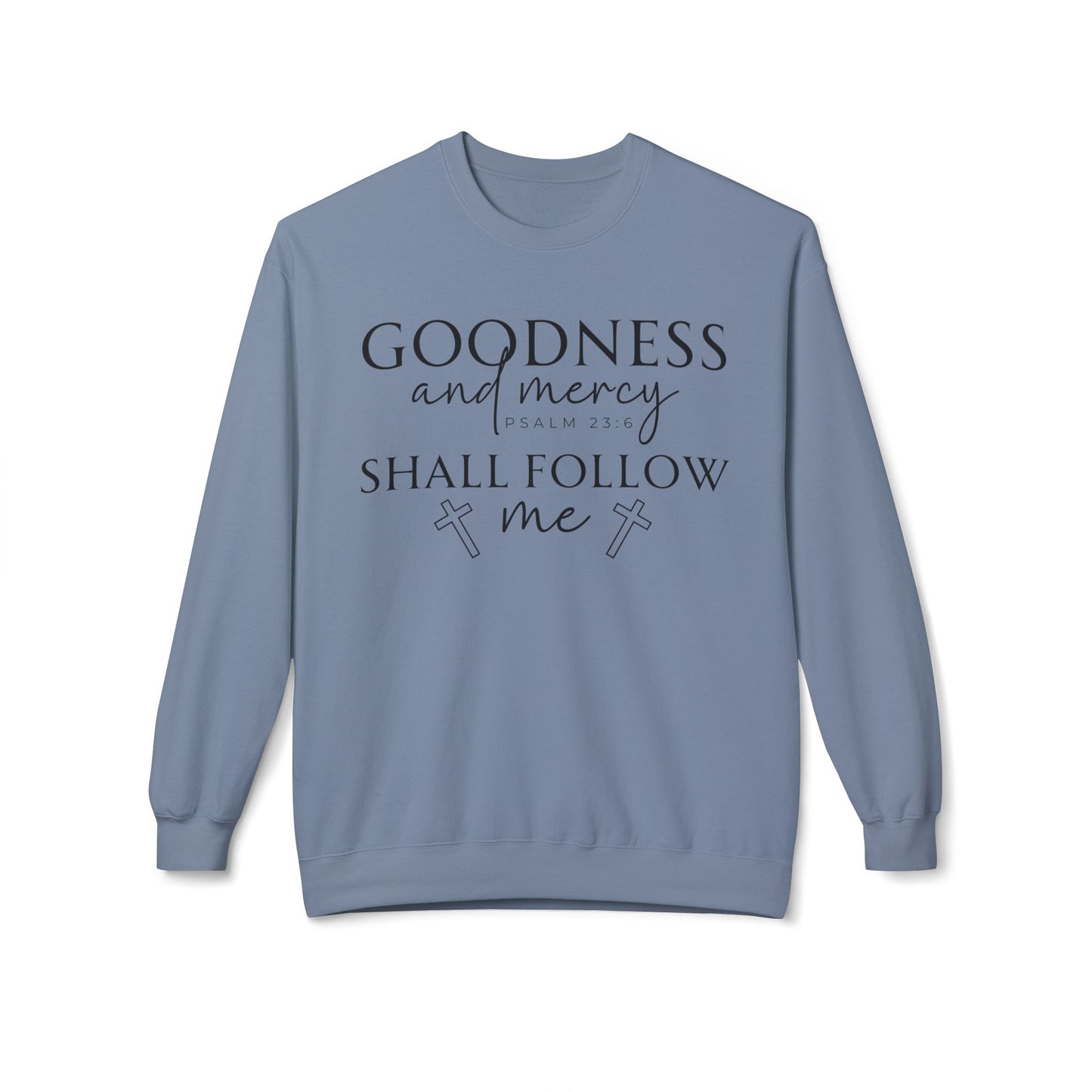 Inspirational Scripture Sweatshirt, Cozy Christian Crewneck, Bible Verse Apparel, Faith-Based Gift, Unisex Fleece Top