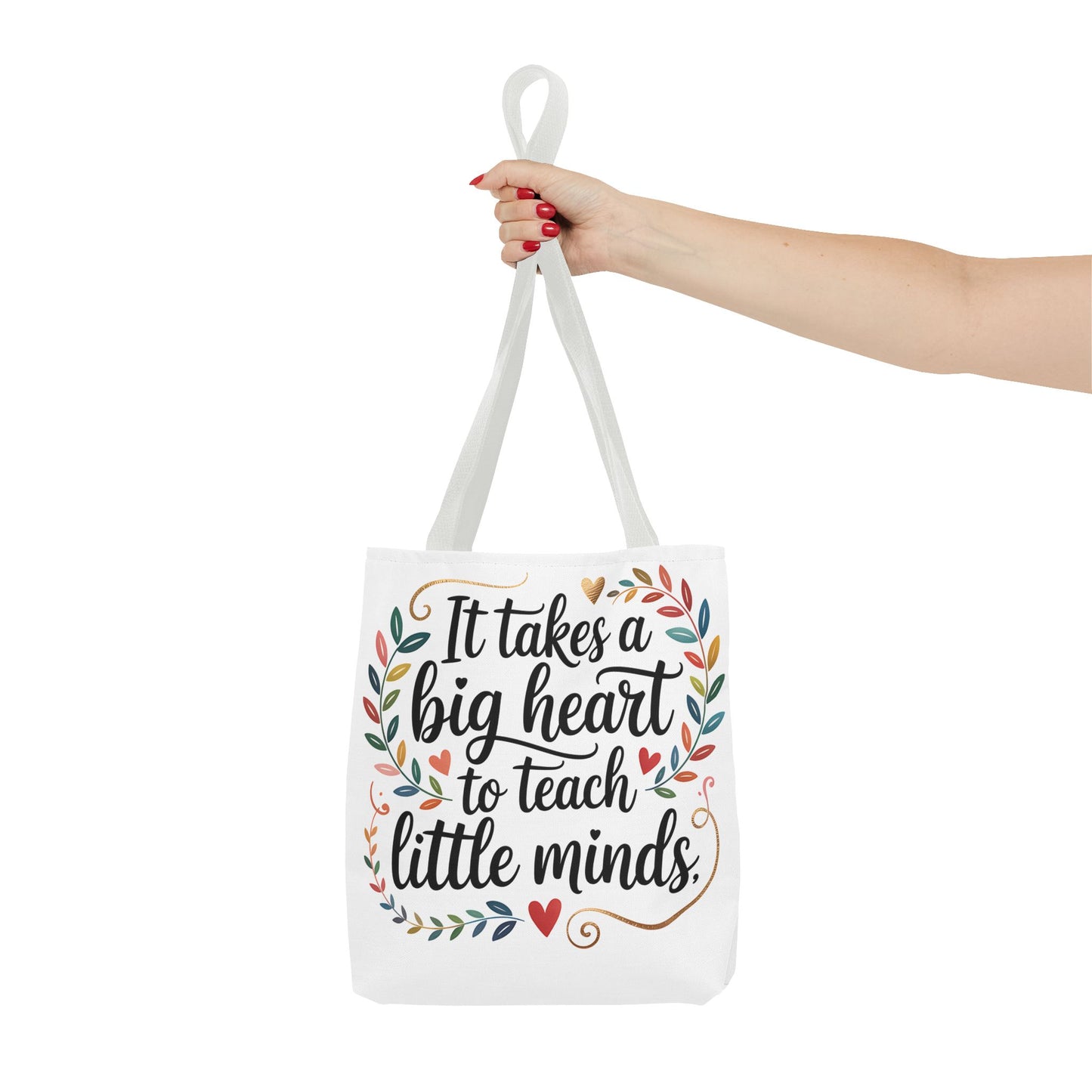 Heartfelt Teacher Tote Bag - Perfect Gift for Educators, Back to School, Teacher Appreciation, Eco-Friendly, Classroom Supplies