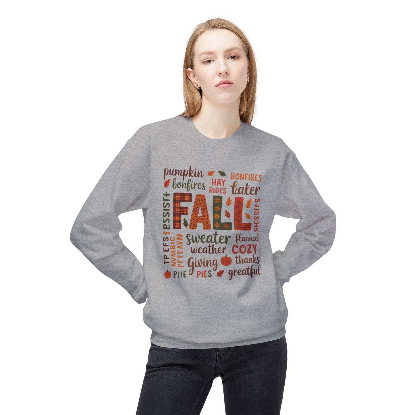 Cozy Fall Sweatshirt | Ideal for Thanksgiving, Autumn Vibes, Seasonal Relaxation, Harvest Celebrations, Festive Gatherings