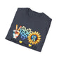 Down Syndrome Awareness T-Shirt, Unisex Graphic Tee, Peace Love T21 Casual Wear, Gift for Awareness Month, Sunshine Heart Design