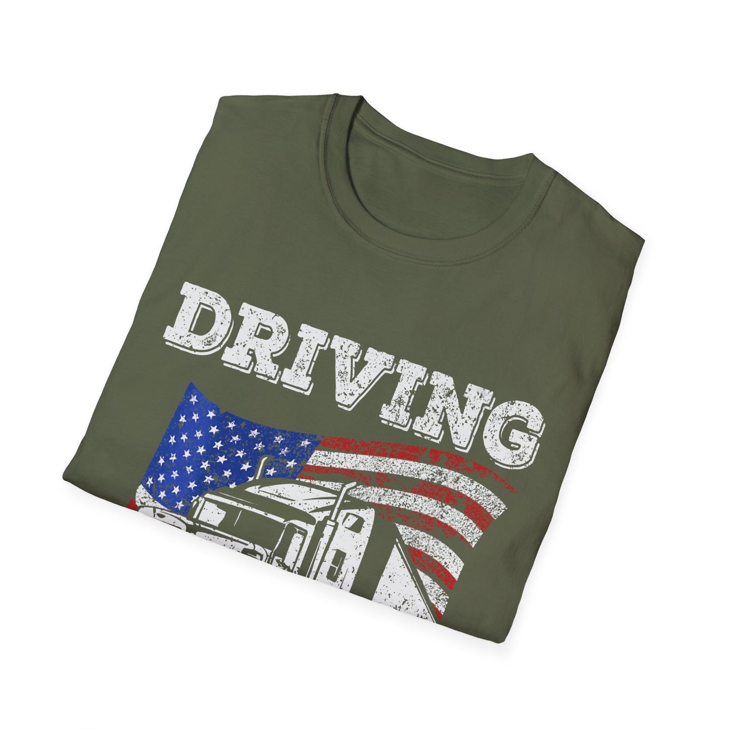 Trucker Life T-Shirt, Driving My Life Away Tee, Gift for Truck Drivers, Unisex Softstyle Shirt, Road Trip Apparel, Driving Enthusiast [...]