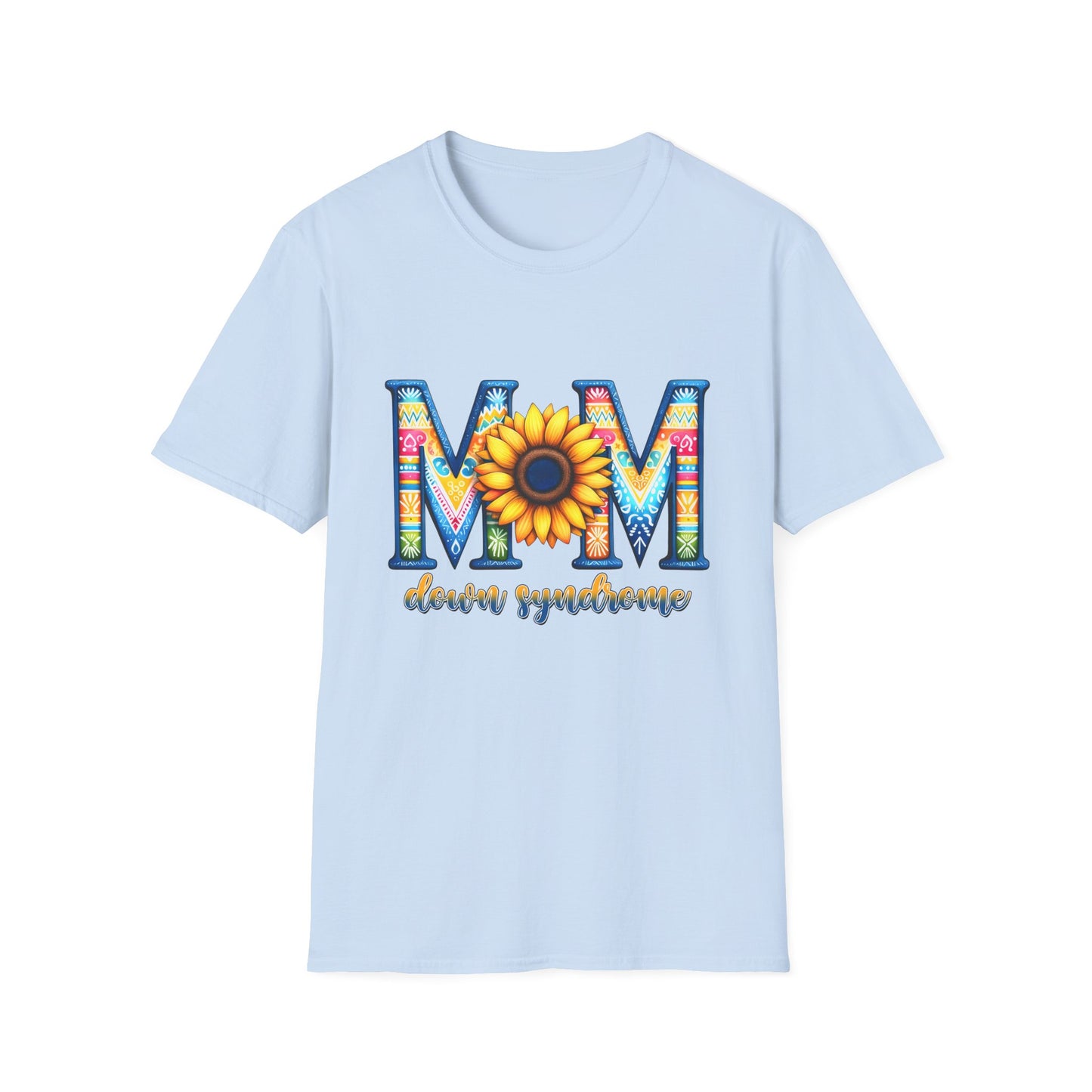 Colorful Mom Sunflower T-Shirt - Perfect Gift for Mother's Day, Birthday, Family Gatherings, Stylish Summer Wear