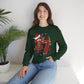 Festive Santa Crewneck Sweatshirt - Holiday Cheer