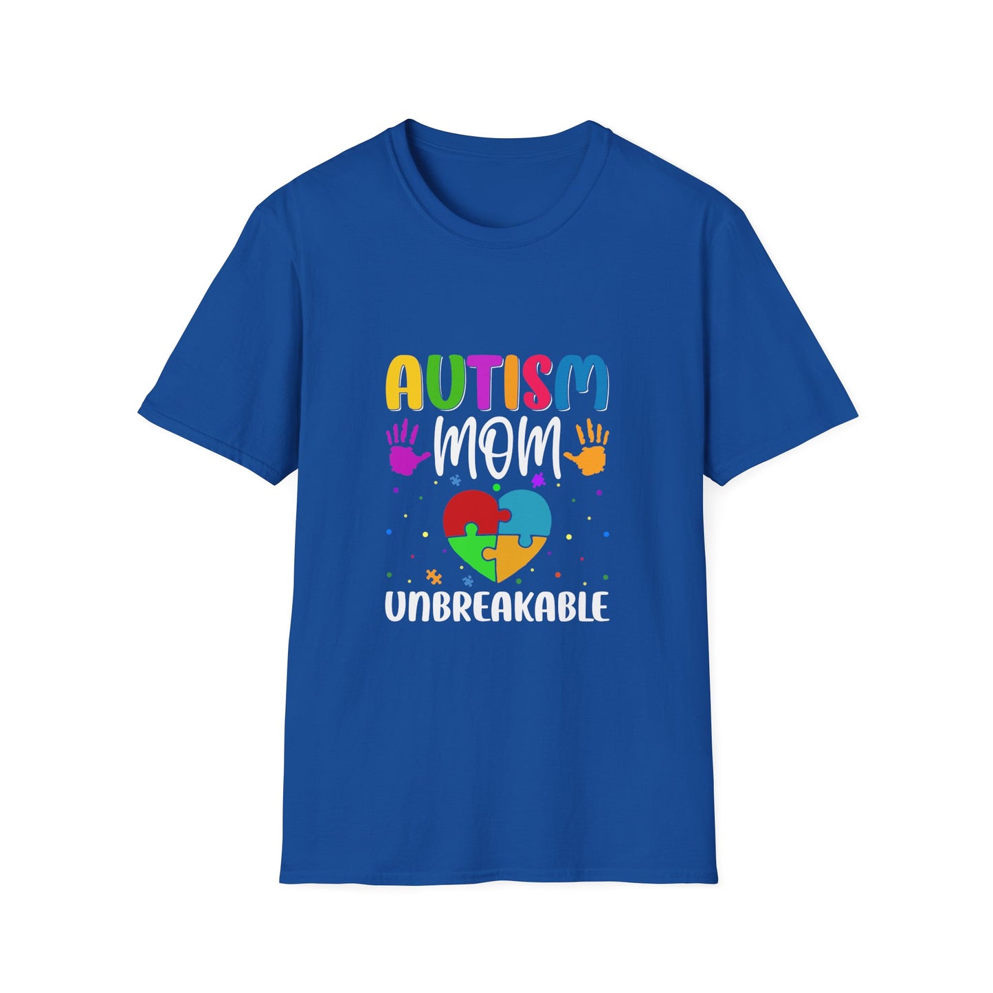Unisex Autism Mom T-Shirt, Support Autism Awareness, Gift for Moms, Unbreakable Love, Inspirational Tee