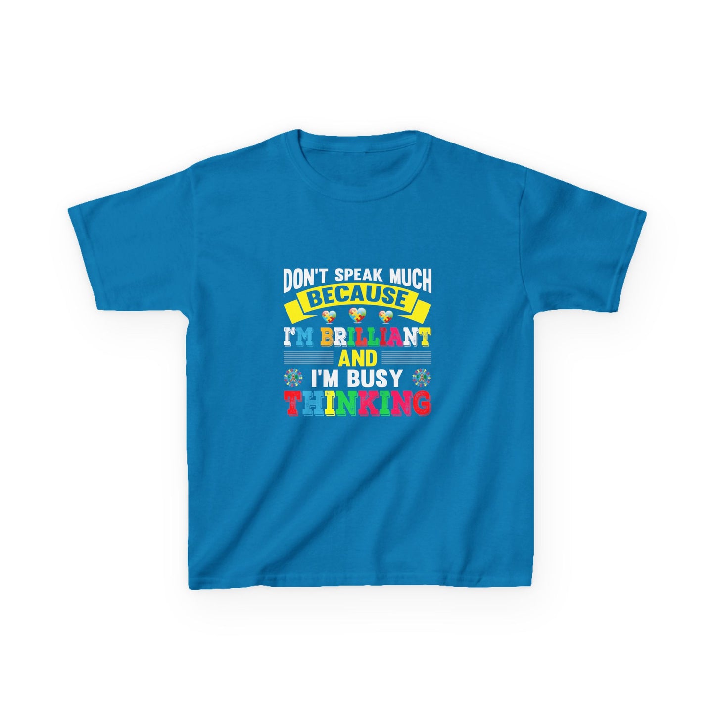 Brilliant Thinker Kids Tee - Fun Graphic T-Shirt, Gift for Bright Kids, School Wear, Birthday Present, Motivational Top