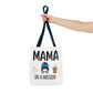 Mama On A Mission Tote Bag – Cute Coffee Mom Graphic Tote
