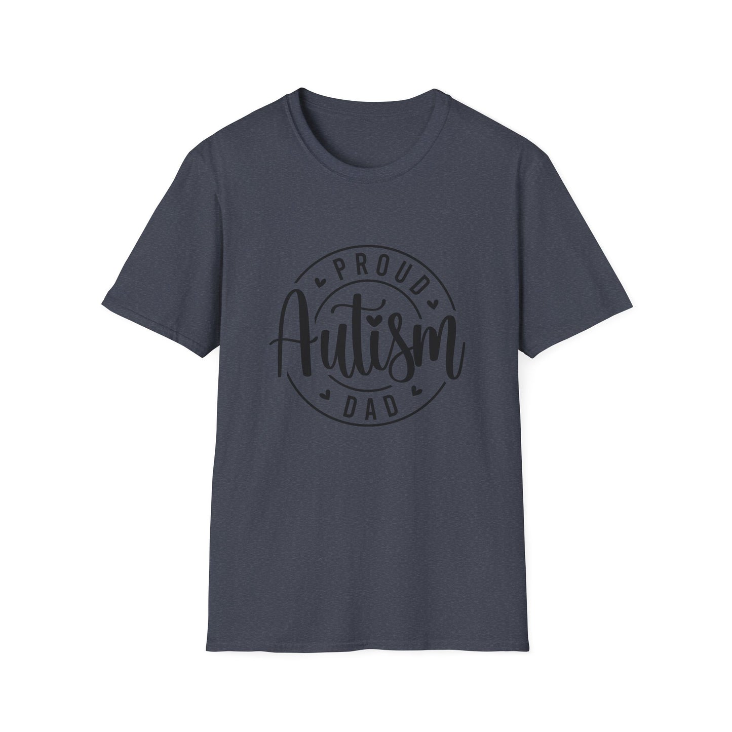 Proud Autism Dad T-Shirt | Unisex Softstyle Tee, Gift for Dads, Autism Awareness Apparel, Family Day, Special Needs Clothing