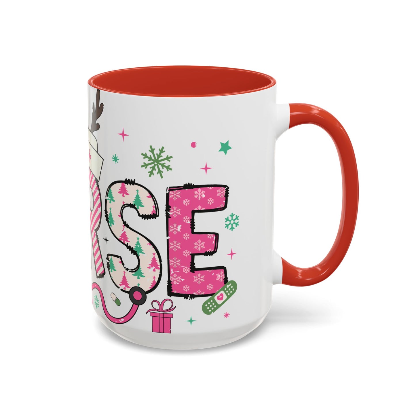 Nurse Christmas Coffee Mug - festive holiday gift for healthcare professionals