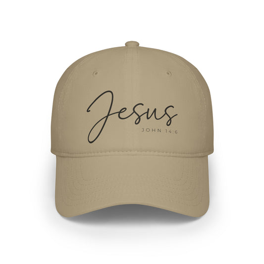Faith-Inspired Low Profile Baseball Cap | Jesus Hat for Everyday Wear, Gift for Believers, Trendy Cap, Christian Apparel, Casual Headwear