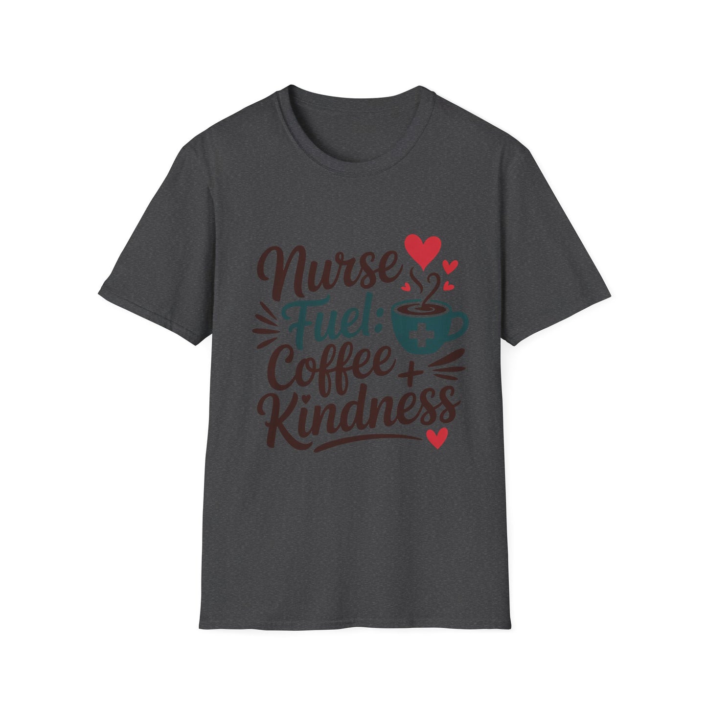 Nurse Fuel T-Shirt - Coffee and Kindness Tee, Gift for Nurses, Cute Nursing Shirt, Healthcare Apparel, Appreciation Day Outfit