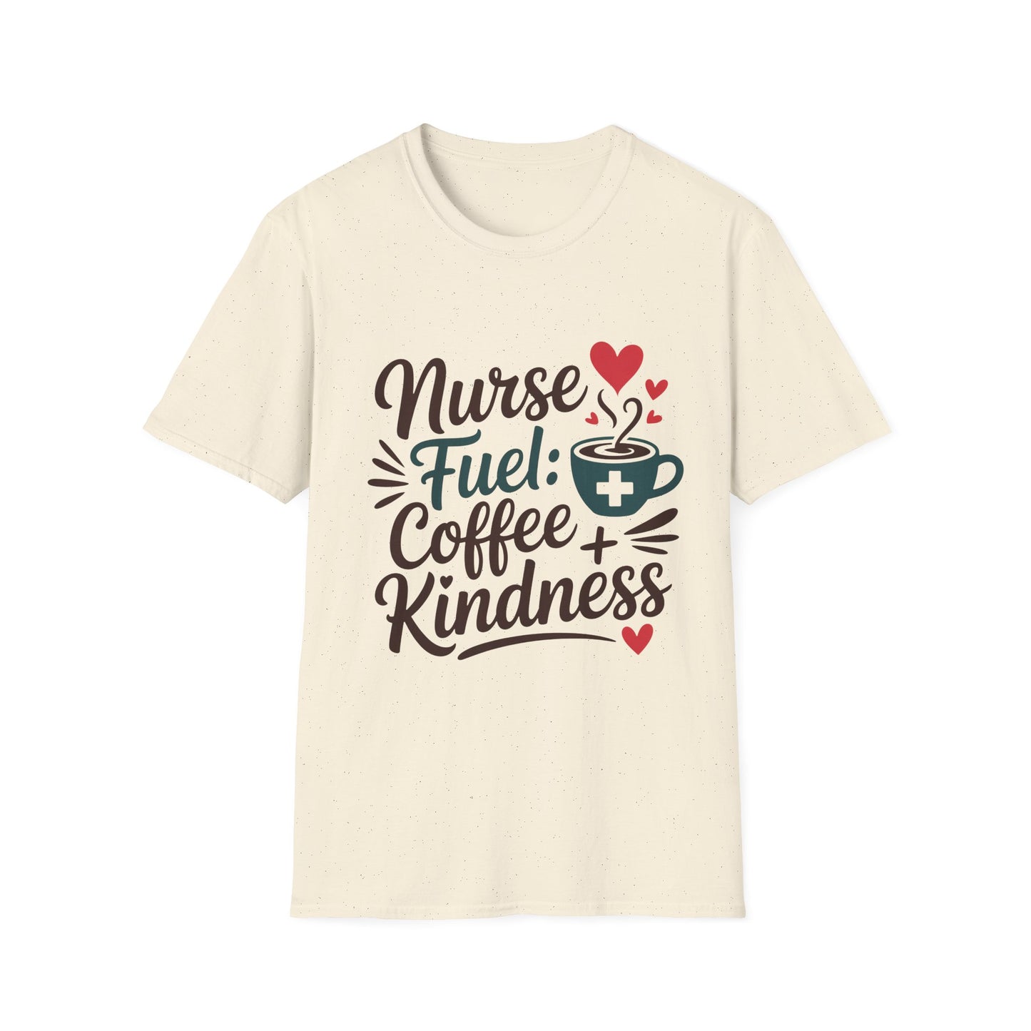 Nurse Fuel T-Shirt - Coffee and Kindness Tee, Gift for Nurses, Cute Nursing Shirt, Healthcare Apparel, Appreciation Day Outfit