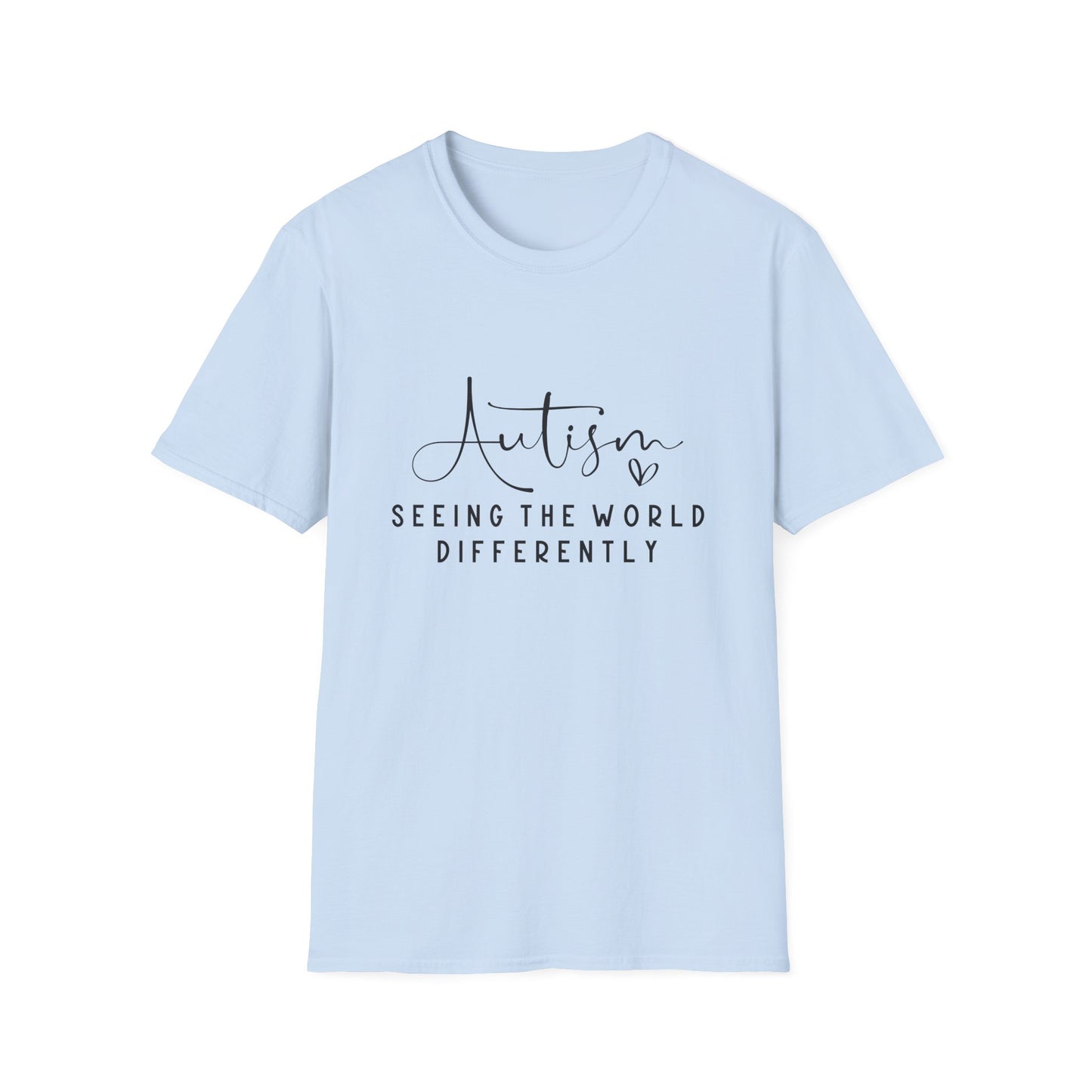Autism Awareness Unisex Softstyle T-Shirt, See the World Differently Tee, Autism Support Shirt, Gift for Autism Advocacy, Unique [...]