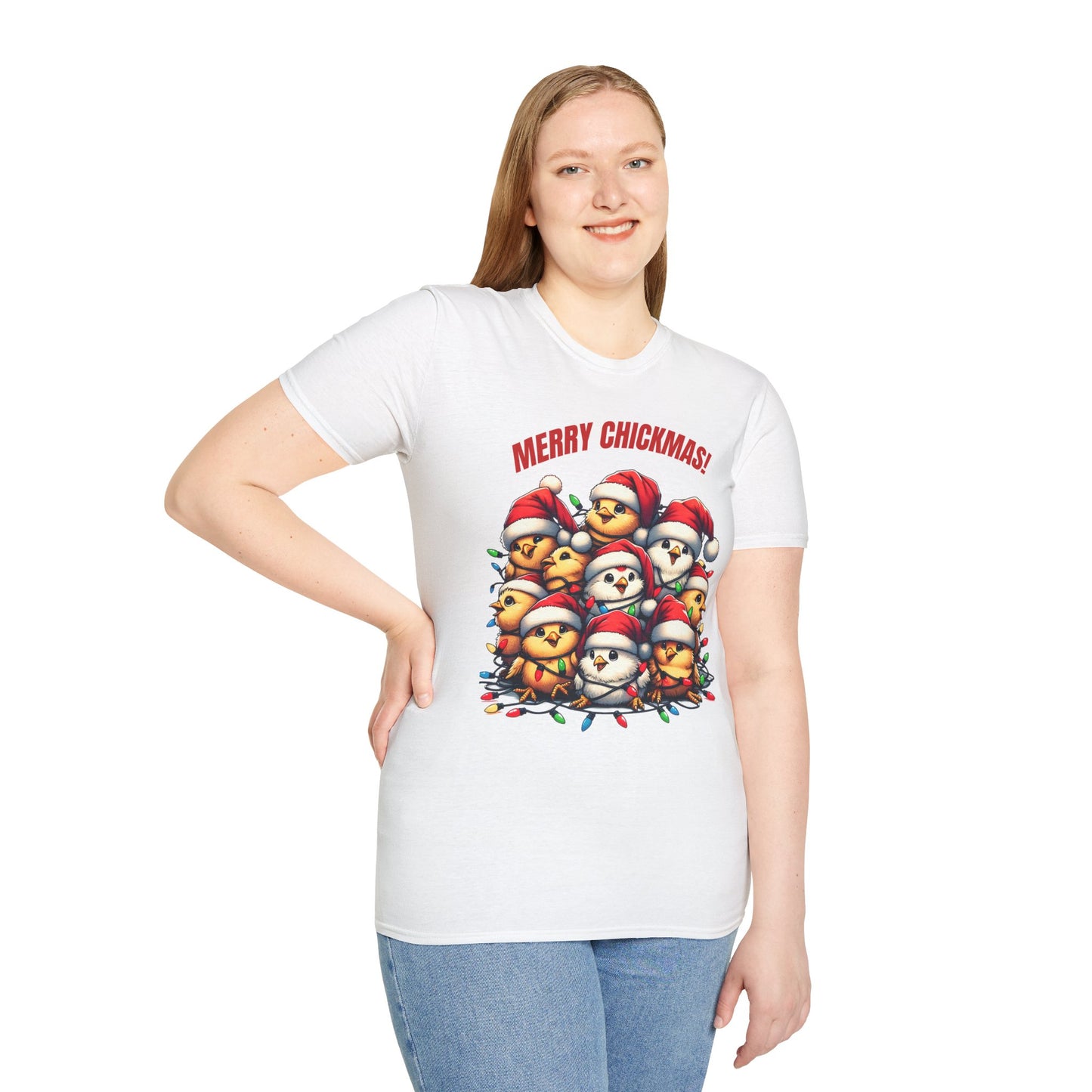 Merry Chickmas Funny Christmas Chickens T-Shirt