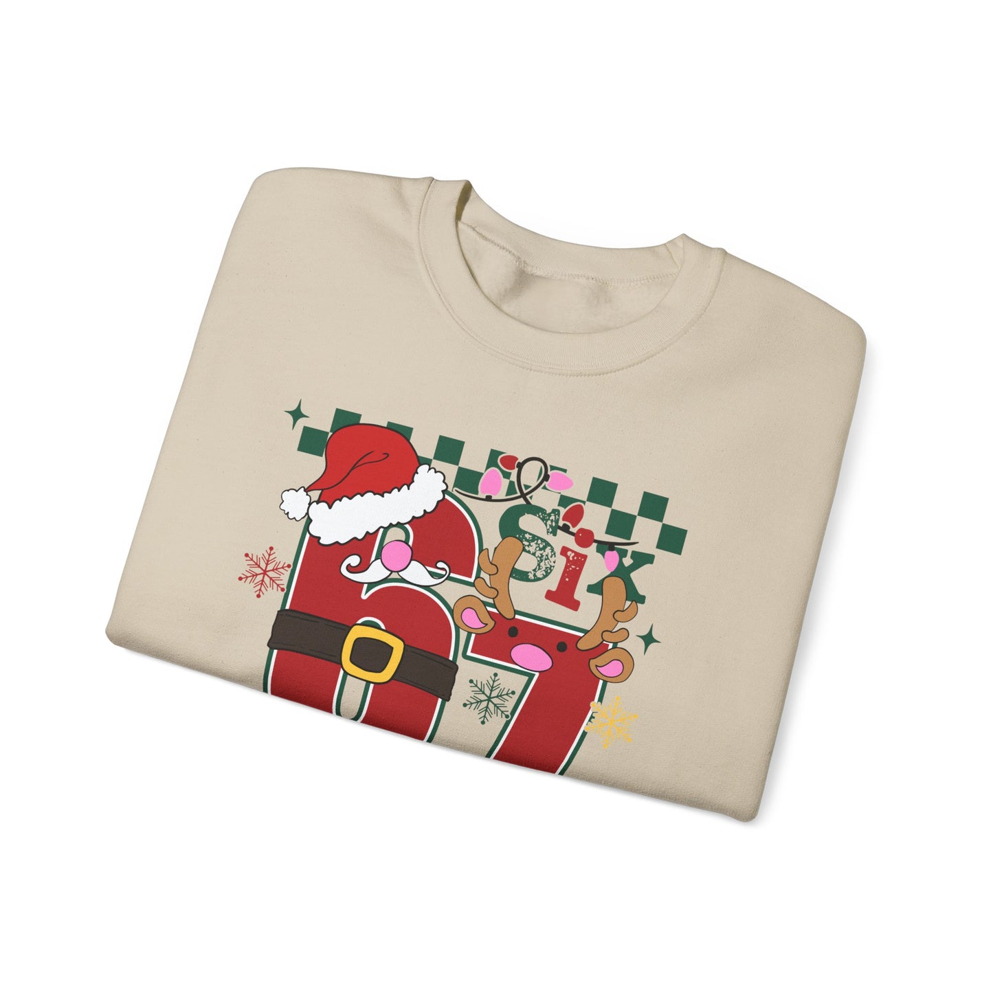 Festive Santa Crewneck Sweatshirt - Holiday Cheer