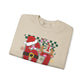 Festive Santa Crewneck Sweatshirt - Holiday Cheer