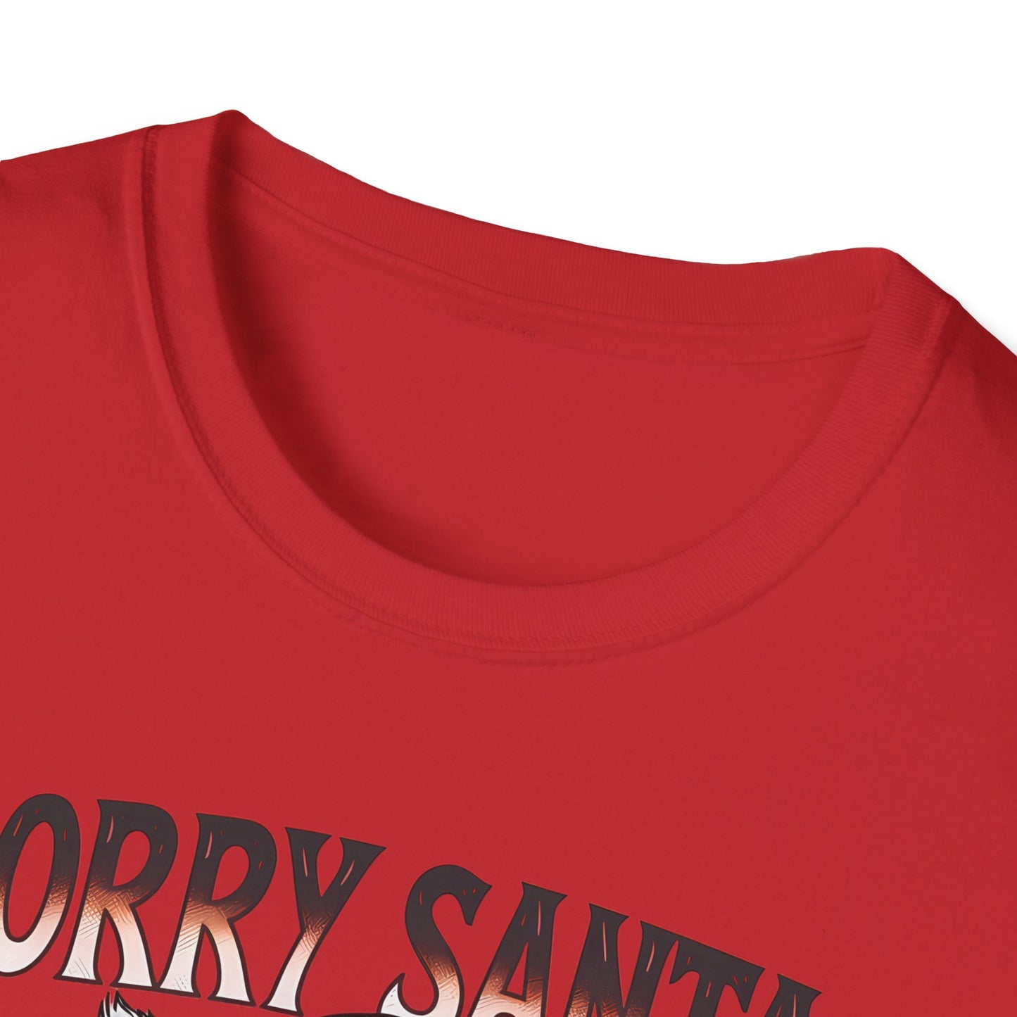 Sorry Santa I've Been Feral T-Shirt — Funny Raccoon Christmas Tee