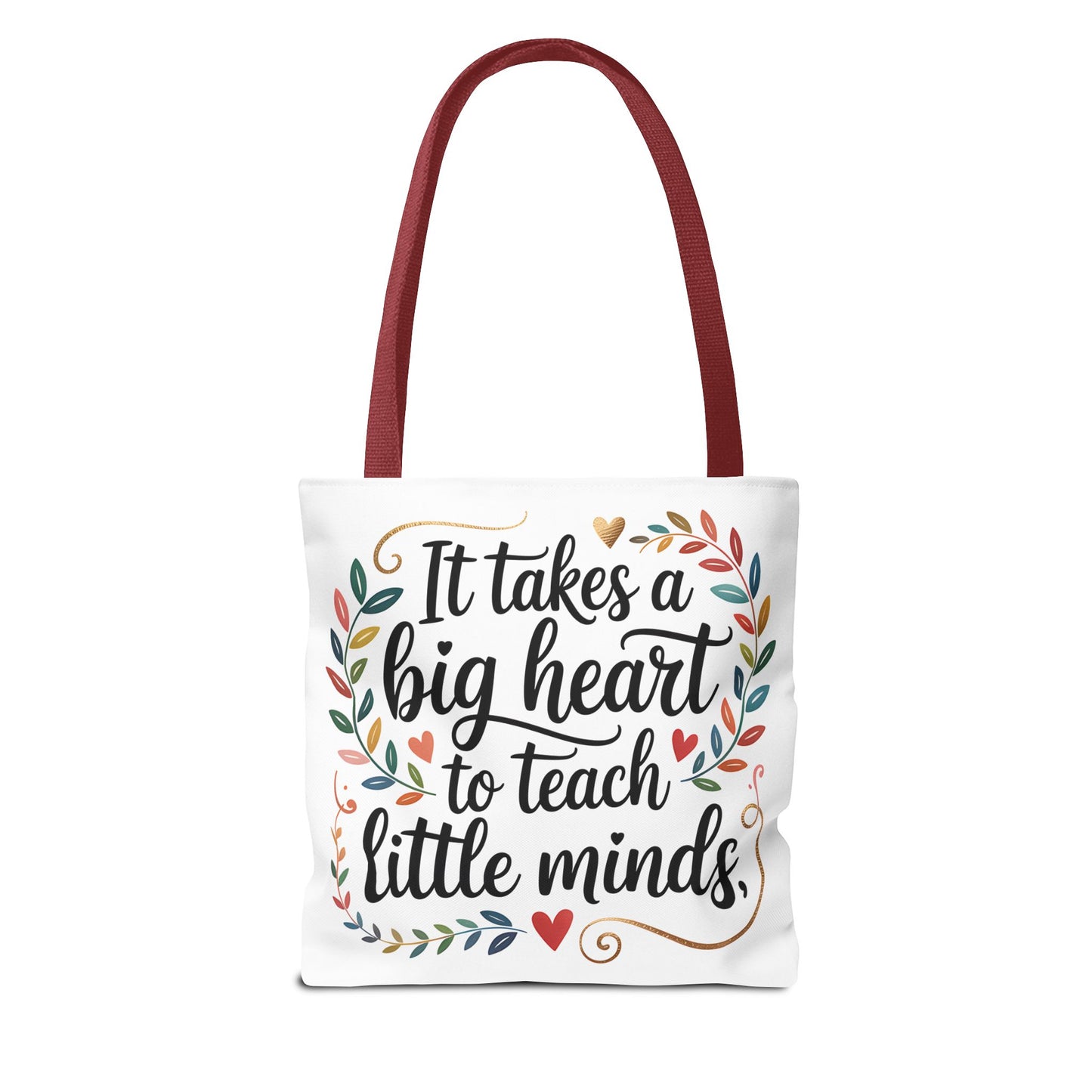Heartfelt Teacher Tote Bag - Perfect Gift for Educators, Back to School, Teacher Appreciation, Eco-Friendly, Classroom Supplies