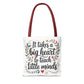 Heartfelt Teacher Tote Bag - Perfect Gift for Educators, Back to School, Teacher Appreciation, Eco-Friendly, Classroom Supplies