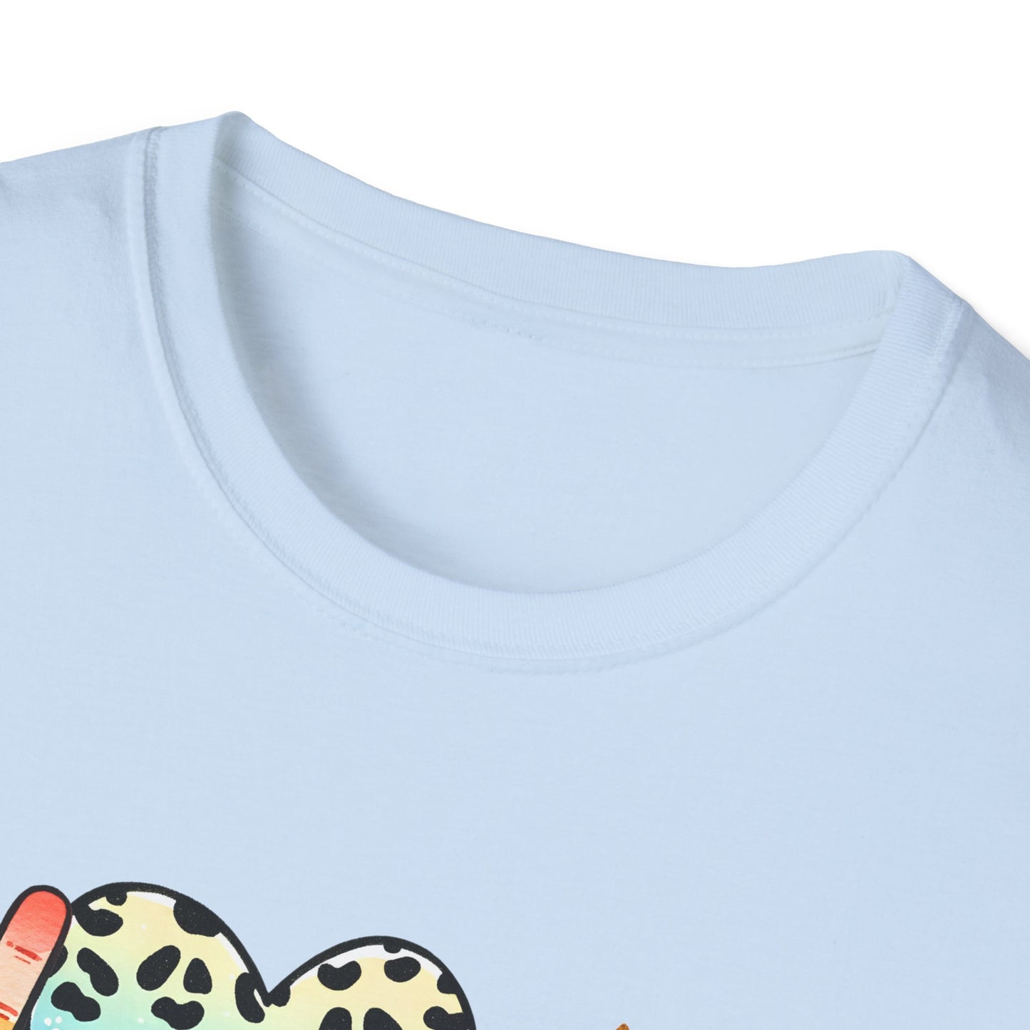 Down Syndrome Awareness T-Shirt, Unisex Graphic Tee, Peace Love T21 Casual Wear, Gift for Awareness Month, Sunshine Heart Design