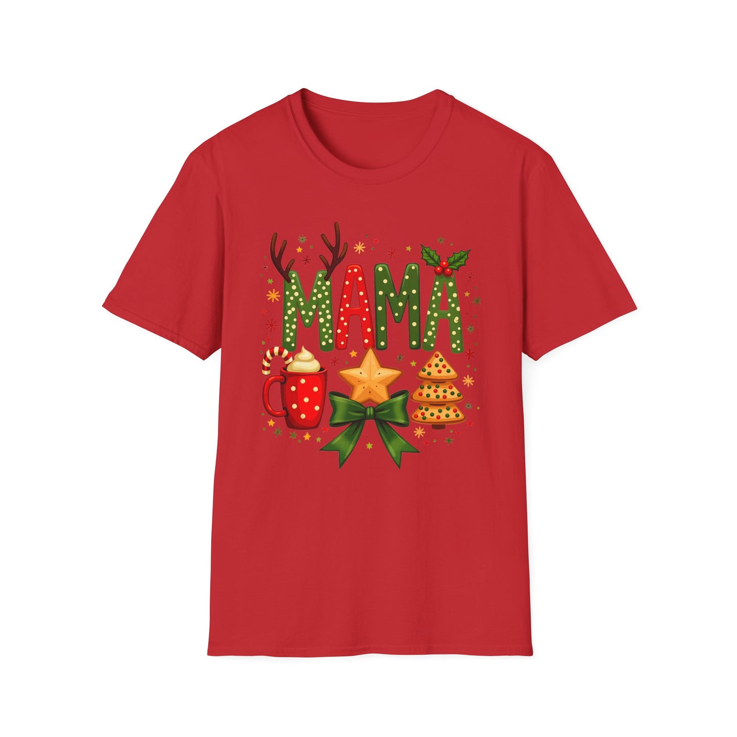 Mama Christmas T-Shirt for Holiday Cheer