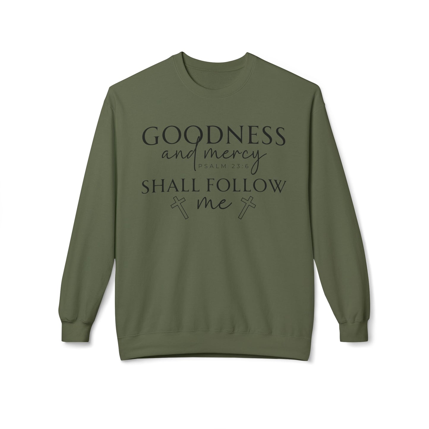 Inspirational Scripture Sweatshirt, Cozy Christian Crewneck, Bible Verse Apparel, Faith-Based Gift, Unisex Fleece Top