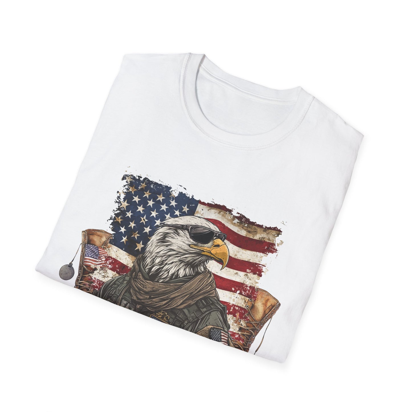 Proud Veteran Unisex T-Shirt | Patriotic Tee for Veterans, Comfortable Casual Wear, Military Appreciation Gift, Independence Day Apparel