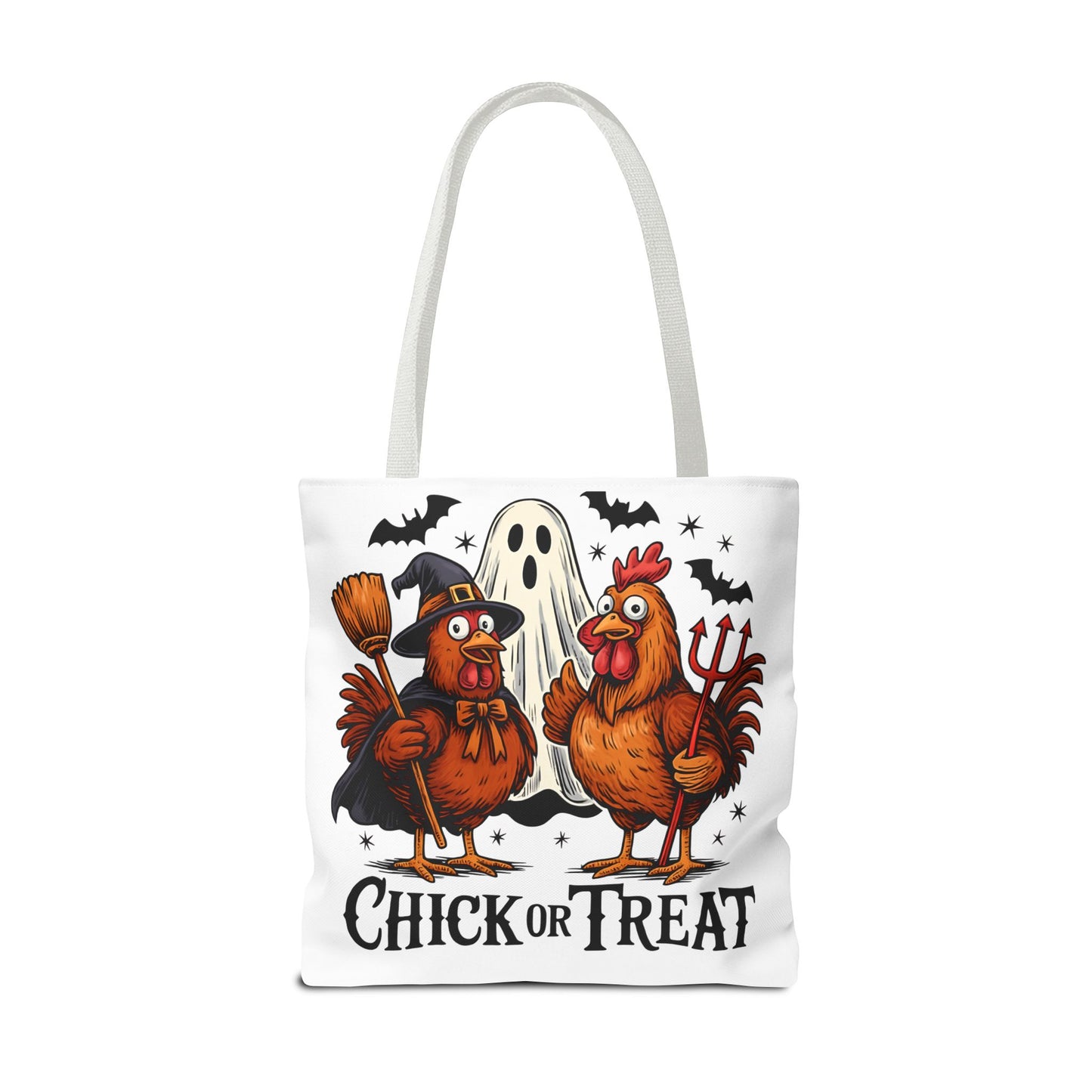 Halloween Chick or Treat Tote Bag